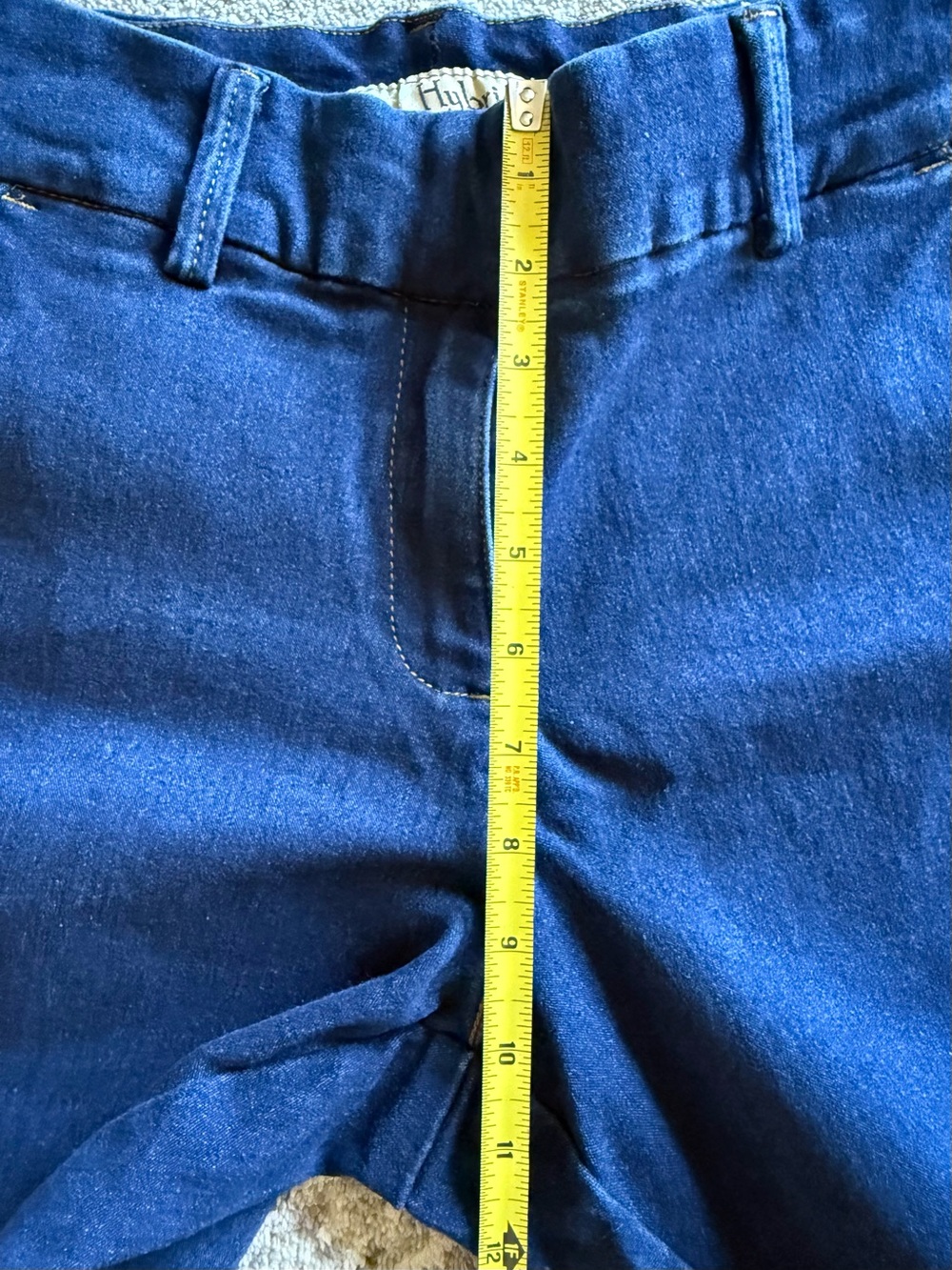 Hybrid & company Navy Blue Women's Shorts with Front Pockets - Picture 5 of 7
